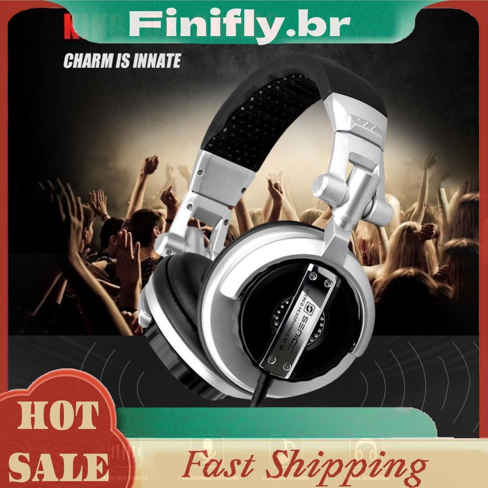 ST-80 Fone De Ouvido Com Fio Graves Fortes HIFI Studio Monitor DJ Music Headphones