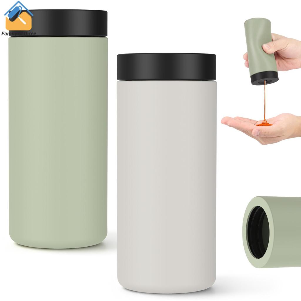 2 Pçs Dispensador De Sabão De Lavar Louça Prato Silicone Squeeze Garrafa Para Cozinha E Banheiro SHOPSKC8401