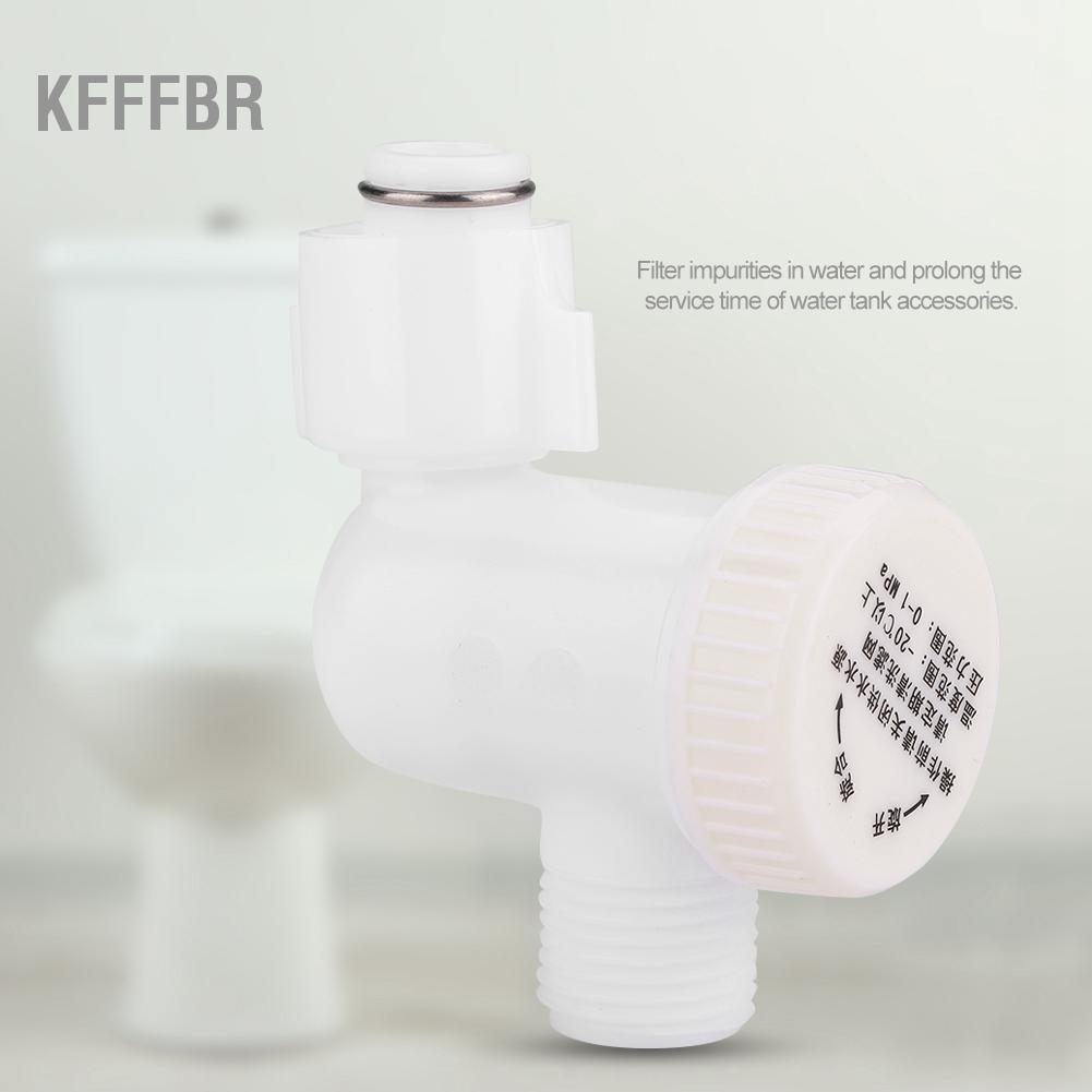 kfffbr tomvorks Válvula de entrada de vaso sanitário Filtro de água Malha de aço inoxidável Acessório de banheiro
