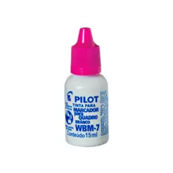 Tinta para pincel quadro branco WBM-7 Rosa 15ml Pilot