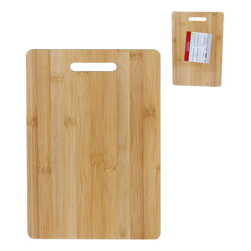 Tabua De Corte Retangular De Bambu 30x20cm Hauskraft