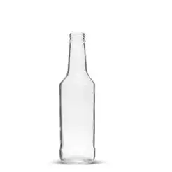 12 Garrafas Vidro Incolor 275ml