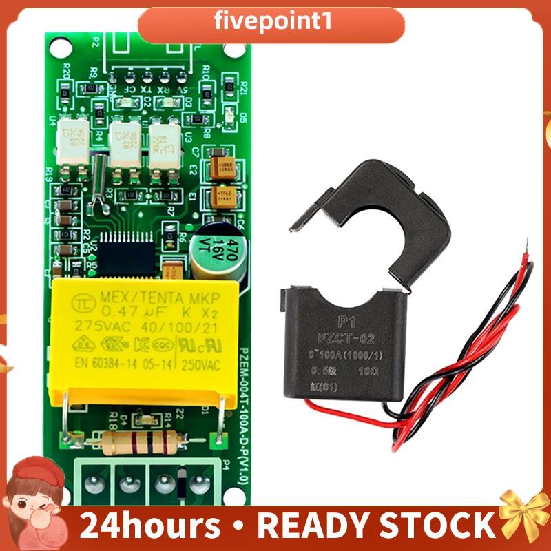 Peças Sobressalentes 100A PZEM 004T Wattímetro + Medidor CT Kwh Aberto Volt Amp Módulo De Teste De Corrente Para TTL COM