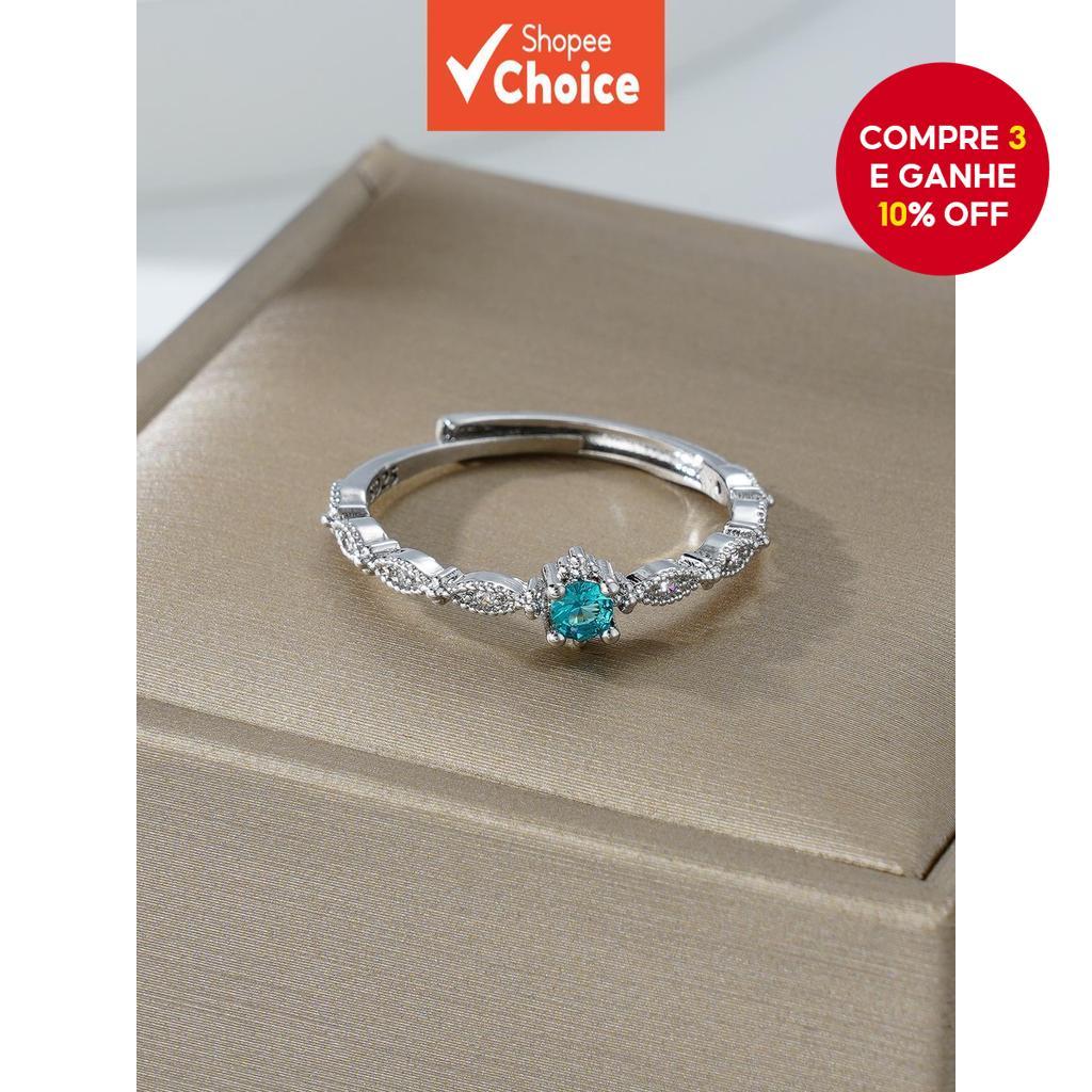 Anel com Pedra Verde - Comprar com Melhor Preço em Anéis