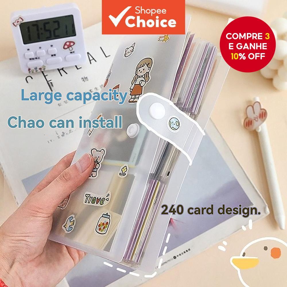 Folheto De 3 Polegadas De Coleção De Cartões De Visita Com Pontos