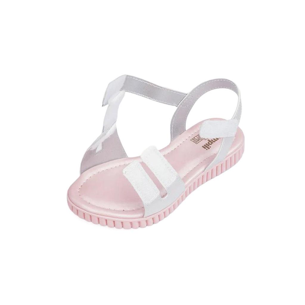 Detalhes do Sandália Infantil Pampili Candy Paetê Branco