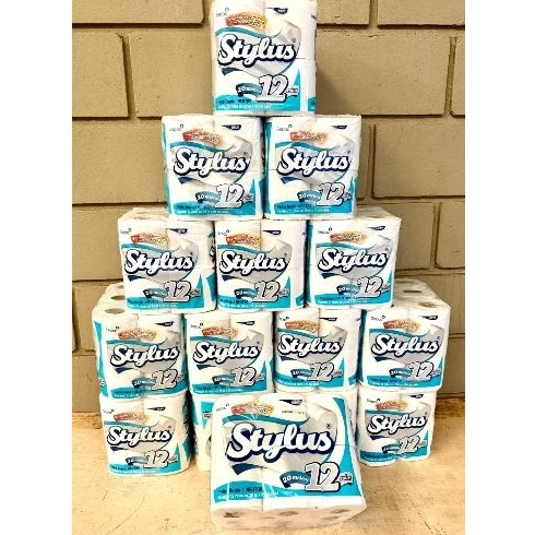 12/24/36 Unid. Papel Higiênico Folha Dupla Stylus 100% Fibras Celulósicas
