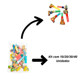 Kit Lingua de Sogra Brinquedo / Brinquedinho Infantil para Lembrancinhas de Aniversário/Festas - Mini Toys