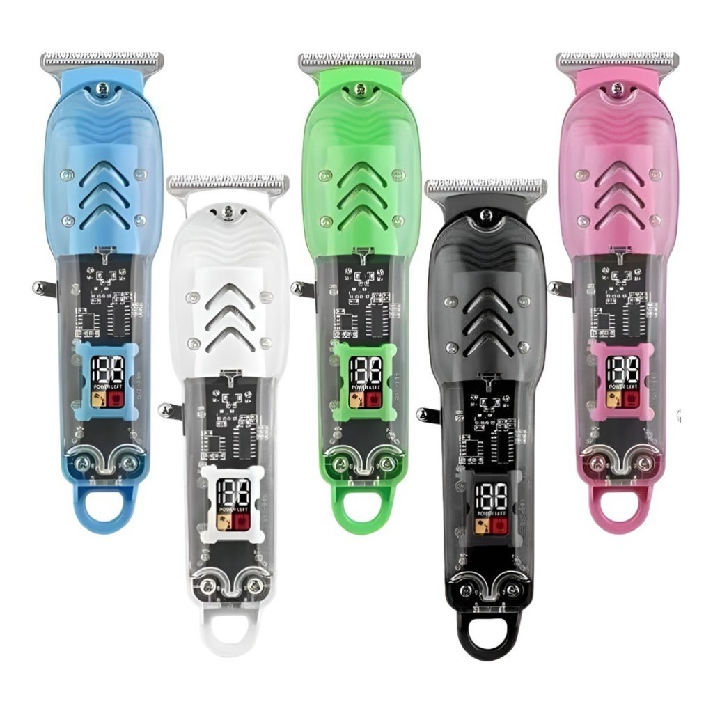 Máquina Cortar Cabelo Barba Pelos Aparador Elétrico Smart HLS-T08