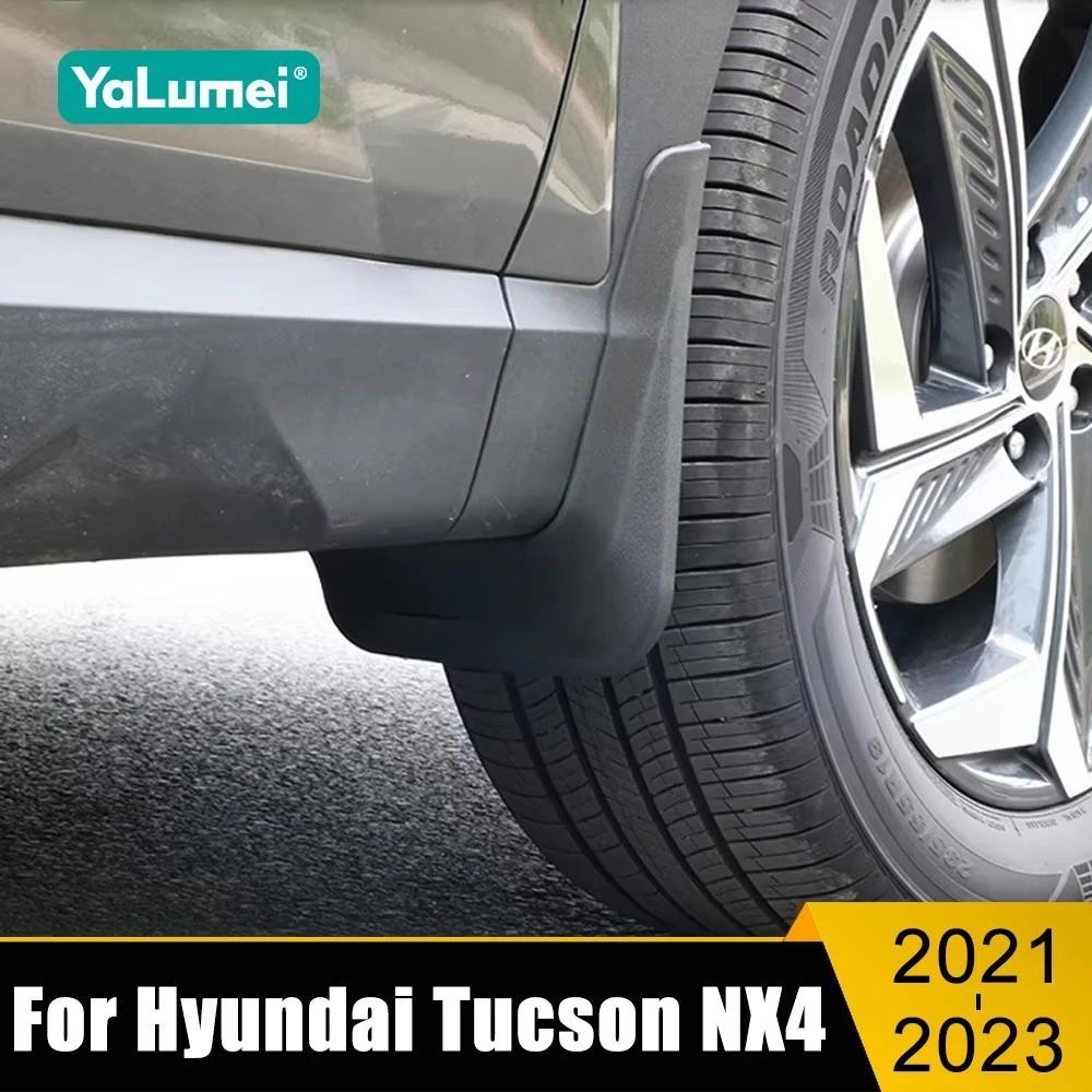 Para Hyundai Tucson NX4 2021 2022 2023 4 Pçs/Set Frente Do Carro Traseiro Mud Flaps Respingo Guarda Fender-Lamas Capa Ac