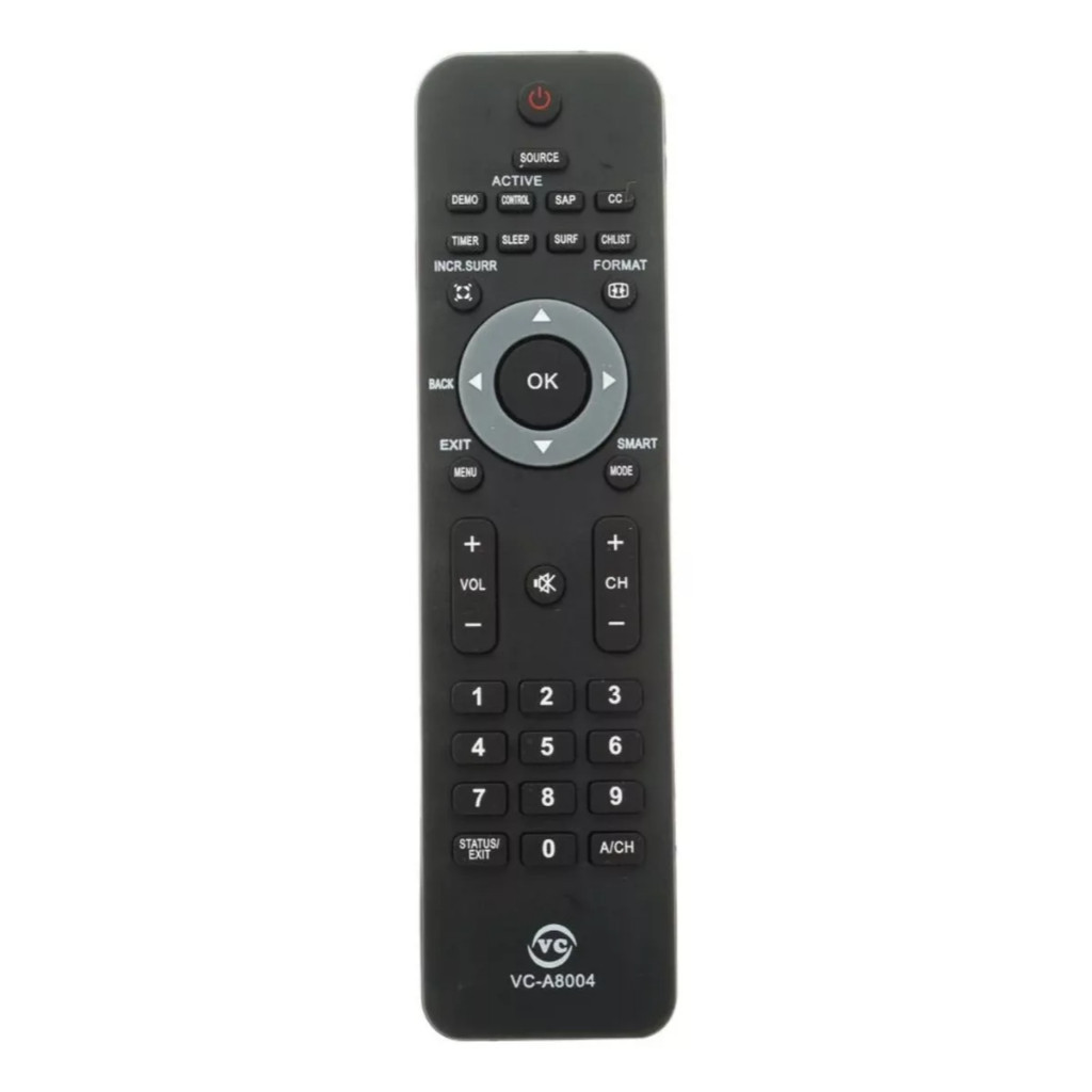 Controle Remoto Para Tv Philips Led Lcd FBG 7802 CO 1178 SKAY 7802 RBR 7802 LE 7802 32PFL3404/78