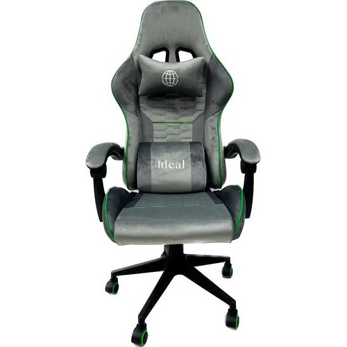 Cadeira Gamer Giratória - Cinza