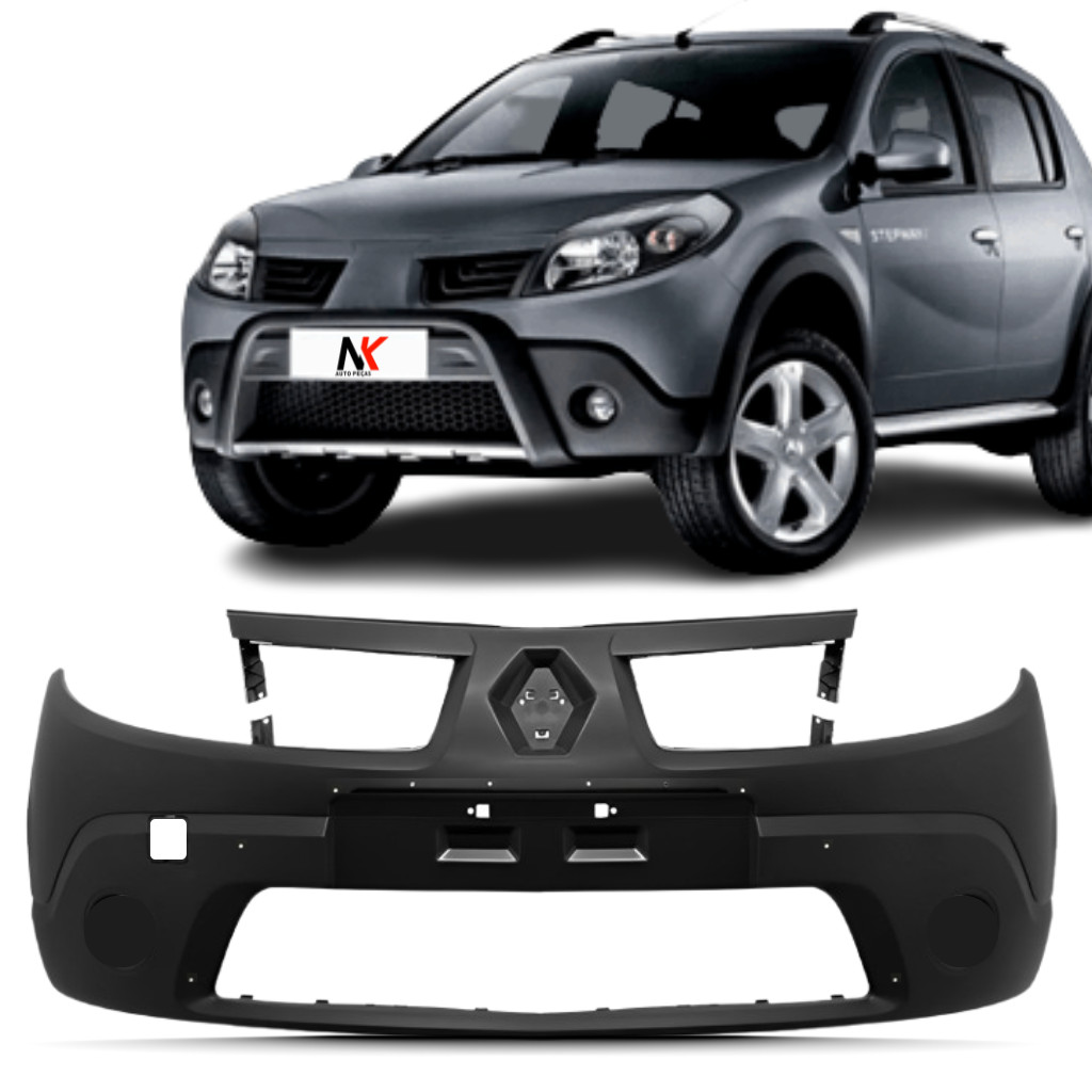 Parachoque Dianteiro Sandero Stepway 2008 2009 á 2011 Sem Furo