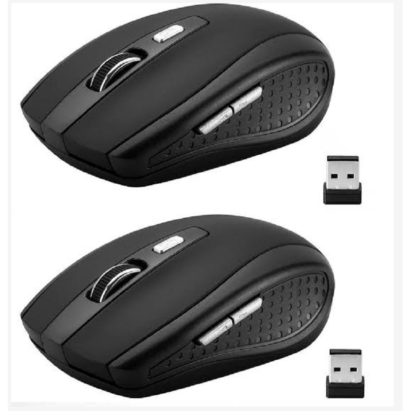 Mouse Óptico Sem Fio USB 2.4GHz 1600 DPI Portátil Leve Click Silencioso Para Notebook Computador