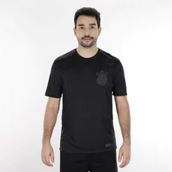 Camisa de Time Coimbra Corinthians All Black - Masculino