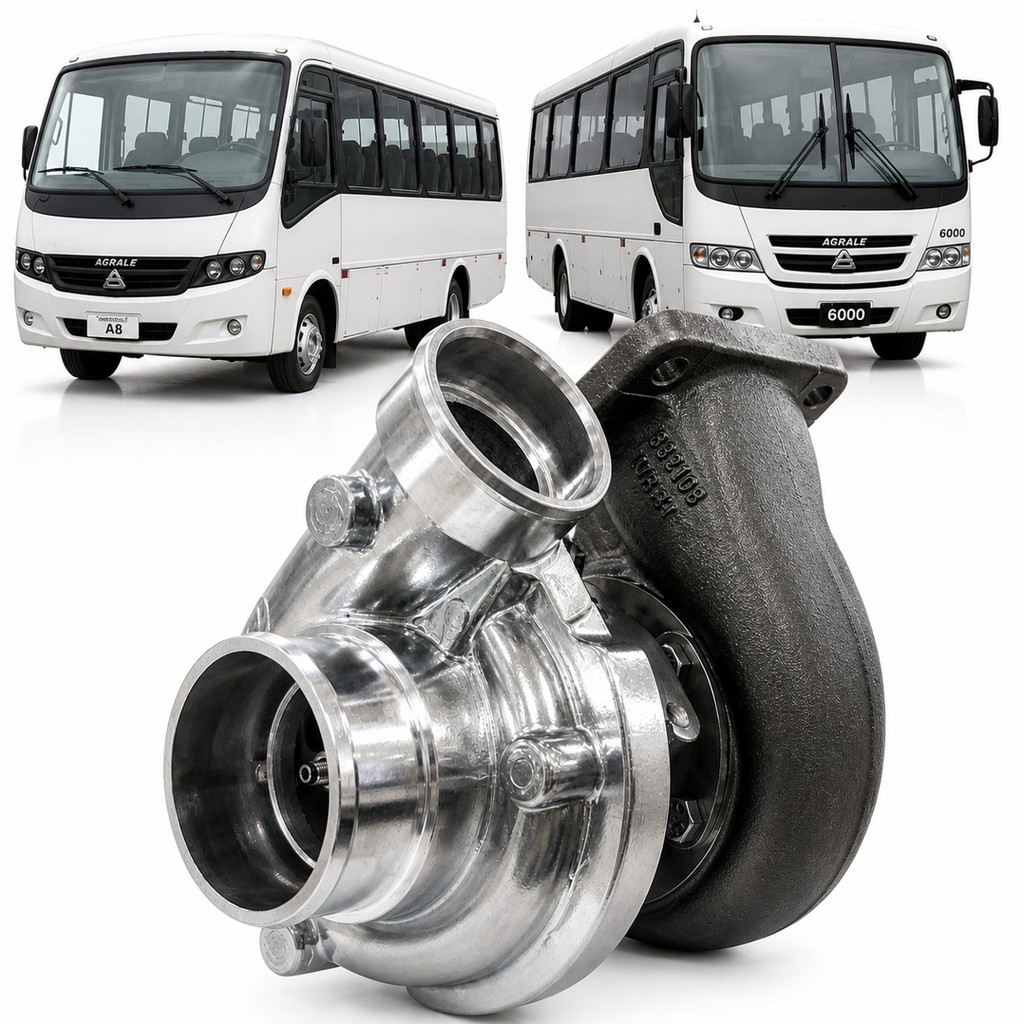 Turbina Motor Mwm 4.10 Tca X10 Volare V8 W8 Vw 8150 Euro 3