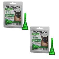 02 Antipulgas e Carrapato Pipeta Frontline Plus Gatos Spot On