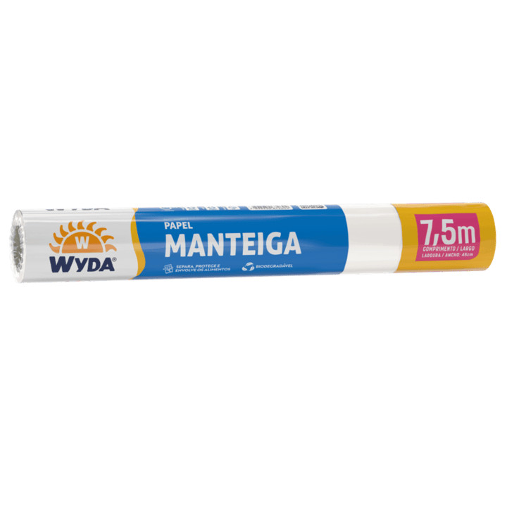 Papel manteiga Wyda 7,5m x  29cm
