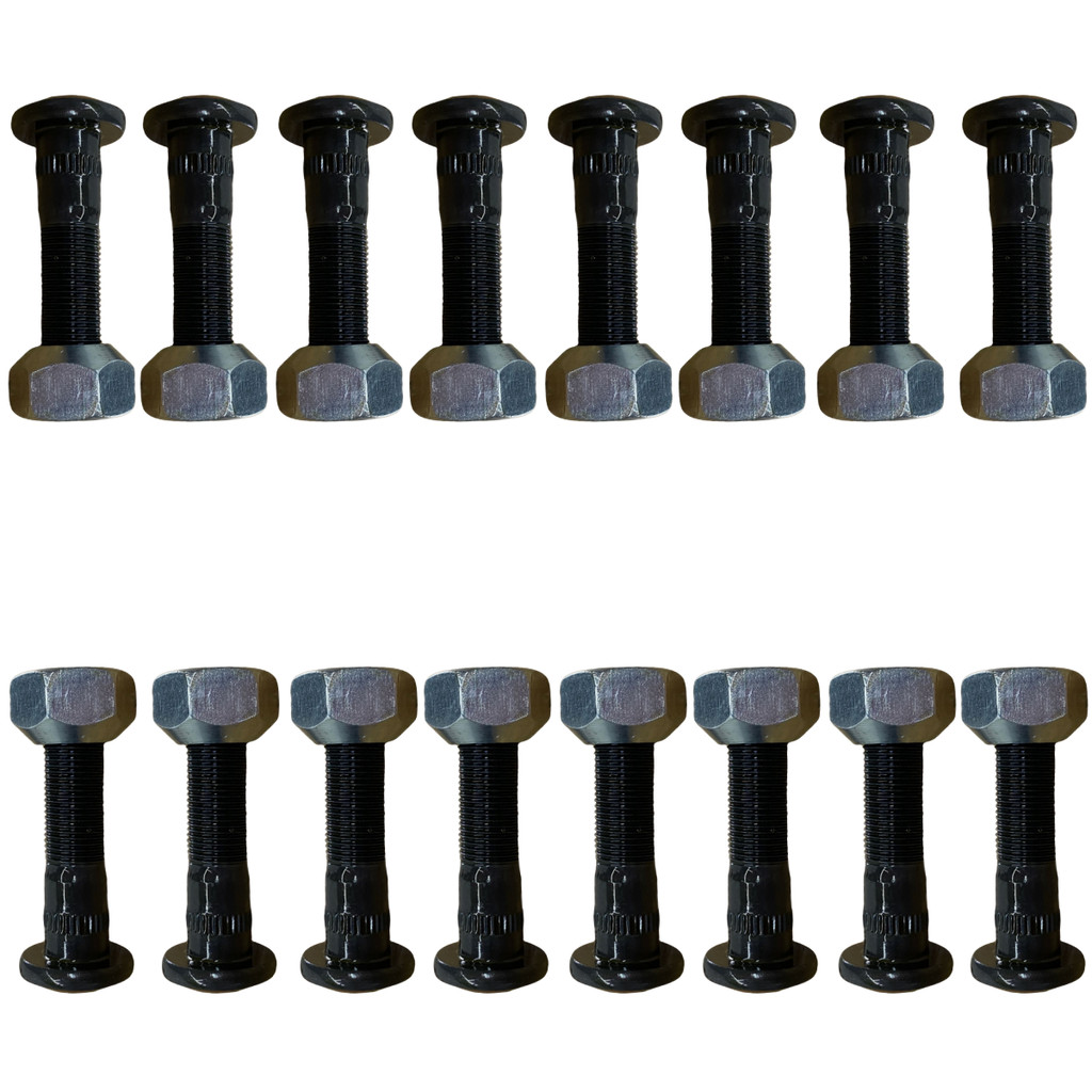 Jogo 16 Parafusos Roda Traseira Caminhão Ford F4000 75/90 F350 Antiga 68mm prisioneiro cubo