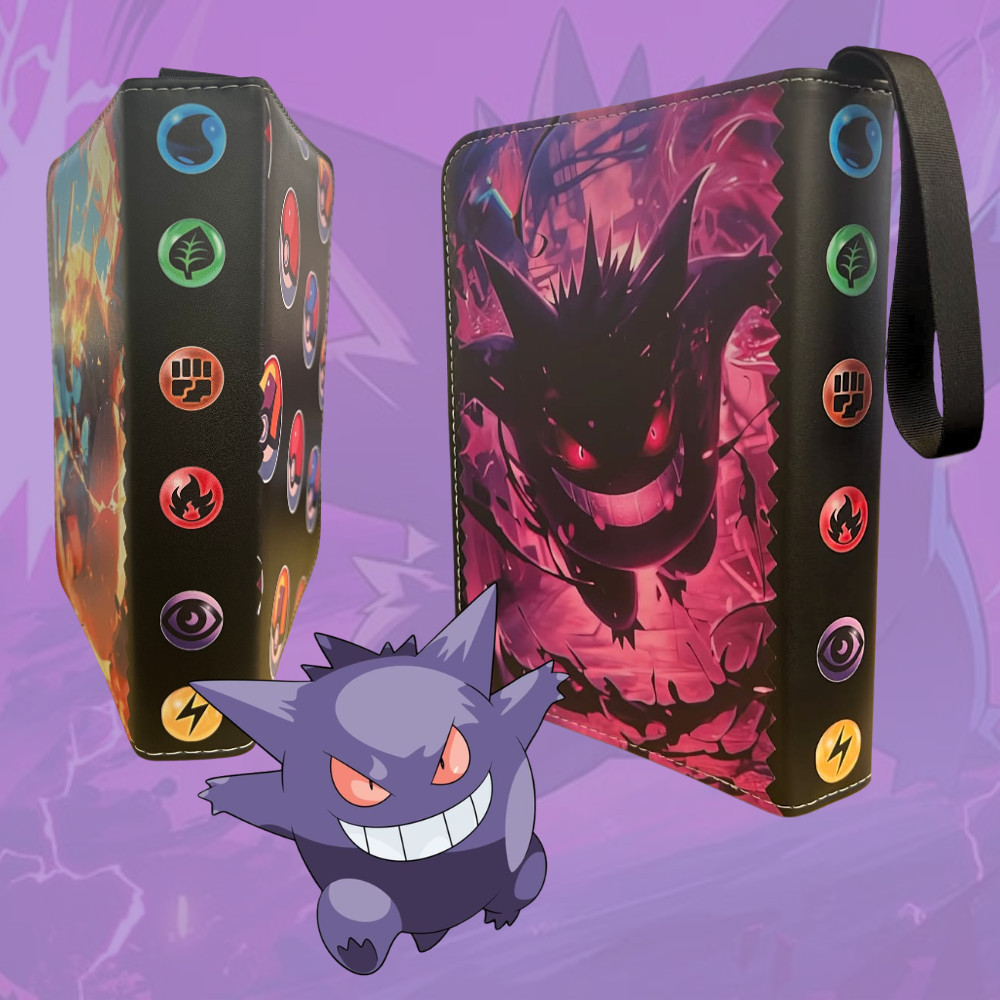 Pokemon ZA Pasta Colecionador Gengar Para 400 Cards