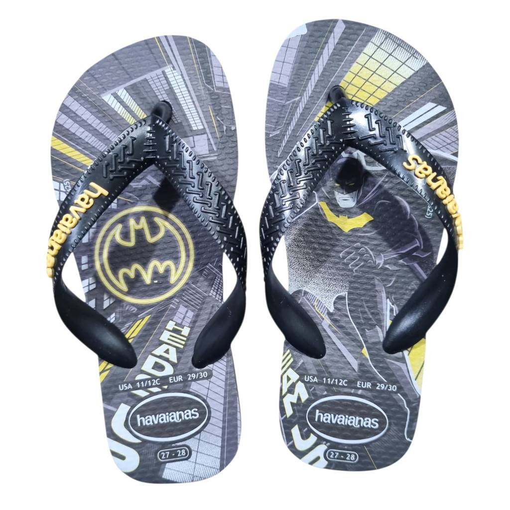 Chinelo Masculino Havaianas Kids Top Warner Max Marvel Fc: Batman Original