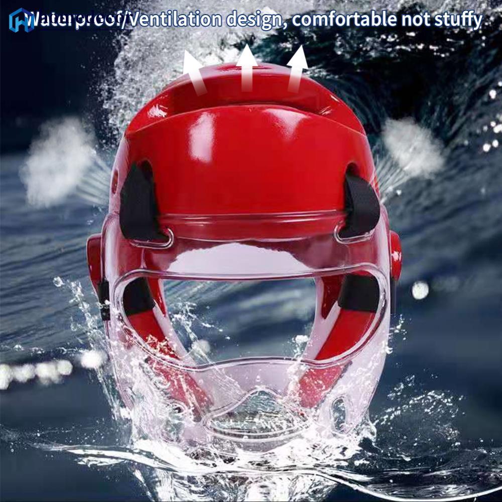 Homedecoração Profissional Taekwondo Protetor De Cabeça MMA Capacete Muay Thai Boxe Karate Guarda Kickboxing E6J5