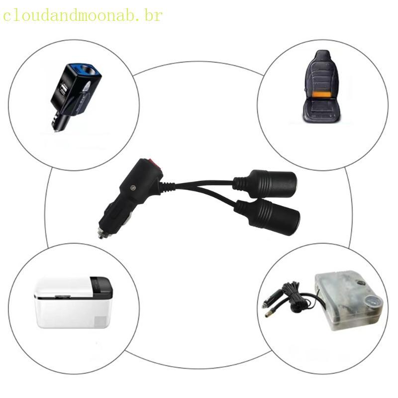Tomada CLO 12V 24V Interruptor Para Ventiladores Carro Carregadores E Muito