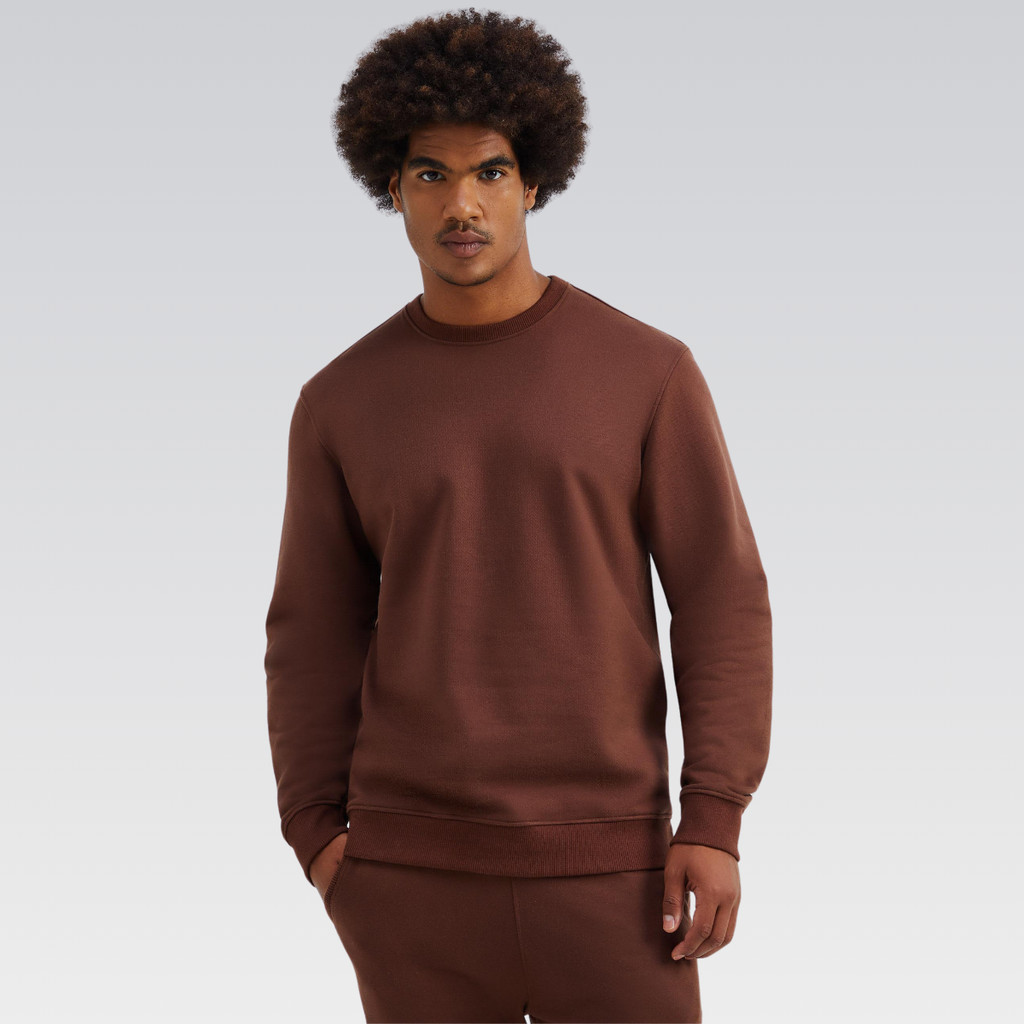 Blusão Básico Masculino Moletom Peluciado Confortável Hering