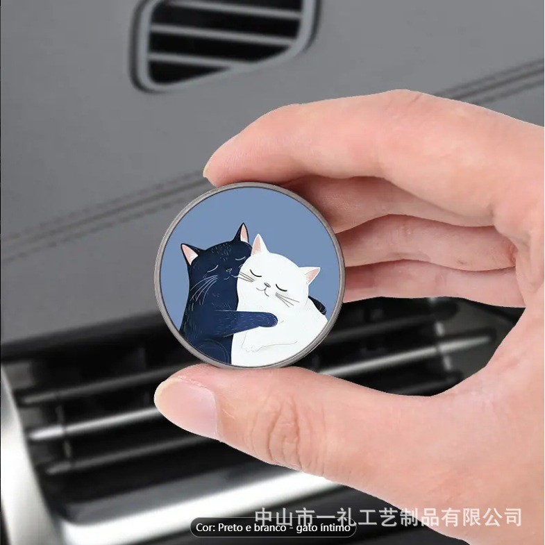 Acessórios de carro personalizados ornamentos gatinho bonito Internet celebridade criativo High-End Console central do c
