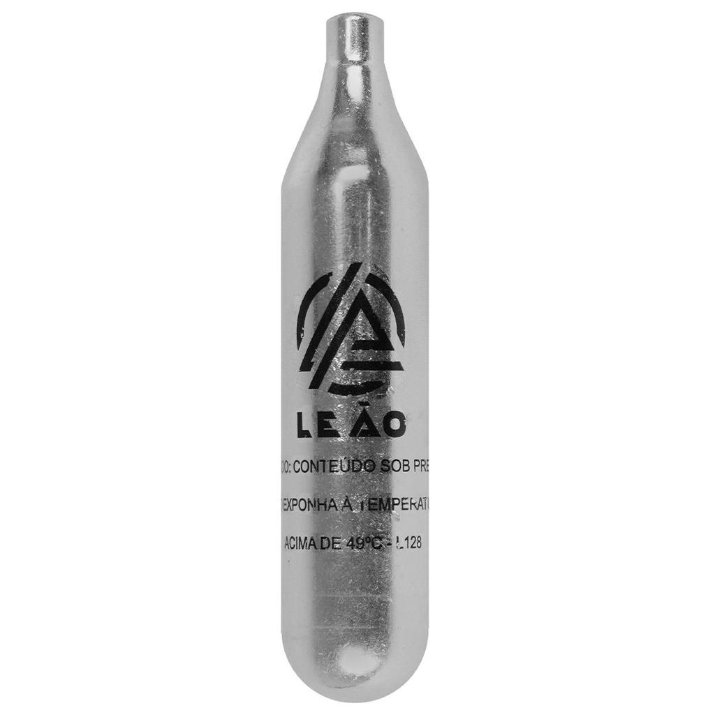 CILINDRO CO2 AIRSOFT SEM ROSCA 12GR LEÃO MODELISMO