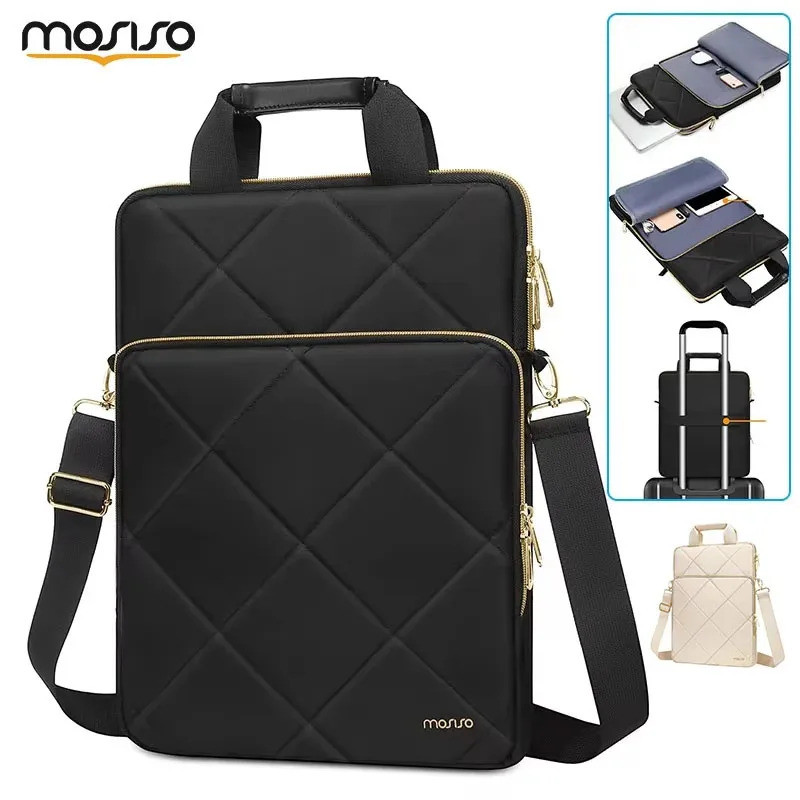 13 14 15 15.6 16 Polegada Bolsa Para Portátil MacBook Air Pro M1 M2 M3 HP Dell Lenovo Asus Notebook Mensageiro De Ombro