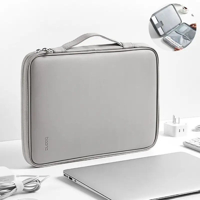 13 14 15 Polegadas Capa Para Laptop Tablet Couro PU À Prova De Choque Bolsa Notebook De Negócios Ultrabook HP/Dell/Lenov