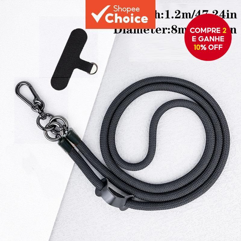 Cordão Ajustável Para Telefone-Removível Pescoço E Alça Crossbody Smartphones Chaves
