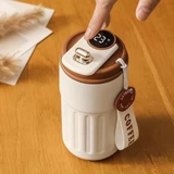 Copo térmico de inox 420 ml com marcador de temperatura