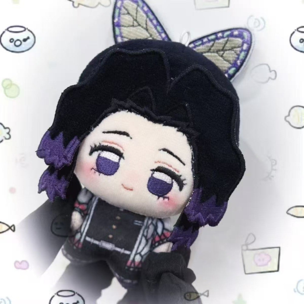 Demon Slayer Shinobu Kochou Kanao Tsuyuri Corpo Nunu De 10 Cm-Boneca De Algodão Doujin Impressa-Chaveiro De Anime Coleci