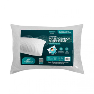 Travesseiro Massageador Super Firme 45x65x20 Fibrasca em Oferta na Shopee