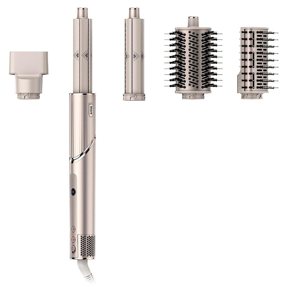 Modelador Shark FlexStyle Lisos e Ondulados com 95°C de Temperatura Máxima Branco 220V em Oferta na Shopee