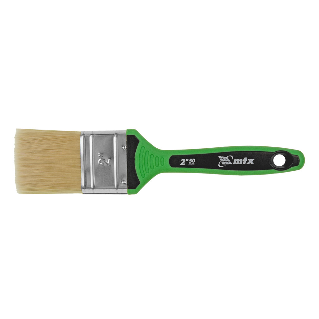 TRINCHA/PINCEL 2, PARA PINTURA MULTIUSO, CERDAS SINTETICAS, CABO 2 COMPONENTES, 1PC // MTX