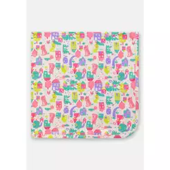 Manta Suedine Estampa Abstrata Up Baby