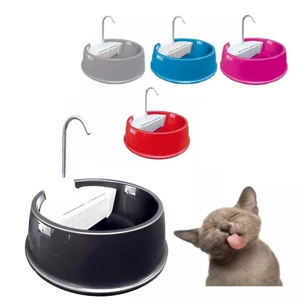Fonte Bebedouro Automática Furacão Pet Joy Hidratação Fresca Água Purificar Pets Animais Gatos