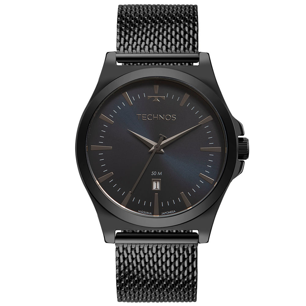 Relógio Technos Masculino Steel Grafite - 2115NCDS/1F