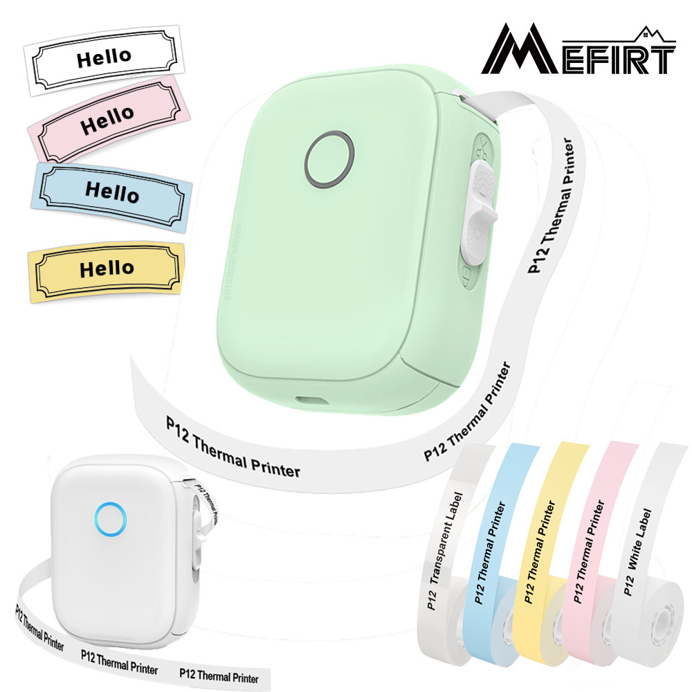 Marklife P12 Impressora Térmica Portátil Sem Tinta Mini De Etiquetas Fio Bluetooth Label Maker Adesiva Para Etiqueta De