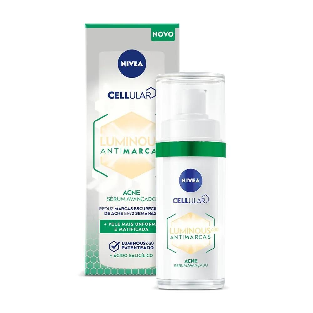 Sérum Facial NIVEA Cellular Luminous 630® Antimarcas Acne 30ml