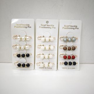 Kit 4 Broches para Ajuste de Roupas com Fixação Prática Cores Sortidas