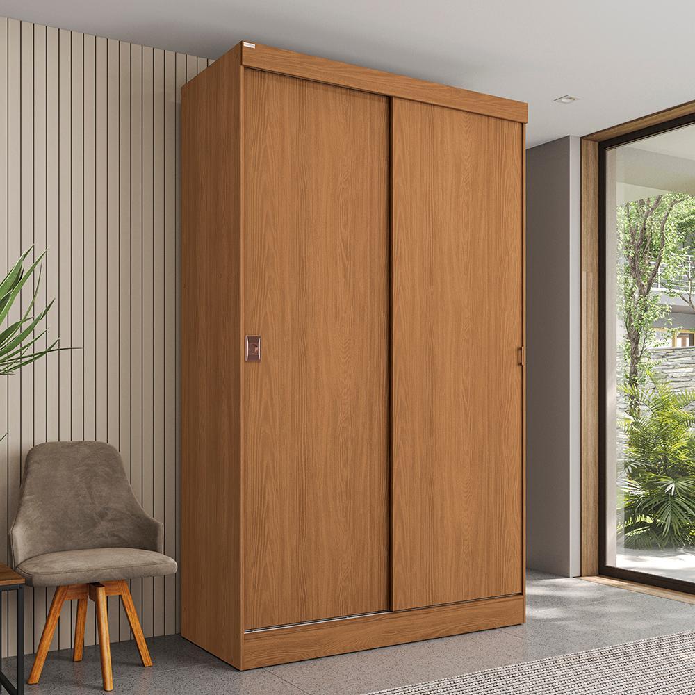 Guarda-Roupa Casal com 2 Gavetas Kappesberg Canela 121cm