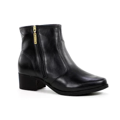 Bota Moleca Genebra Salto Baixo Preto - Feminino