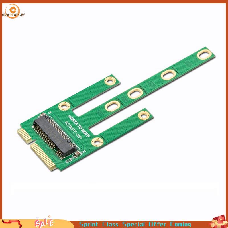 [Best seller] Adaptador MSATA Para M . 2 NGFF Placa De Conversão 6.0 Gb/S SATA-Bus SSD B Key Macho Riser M2
