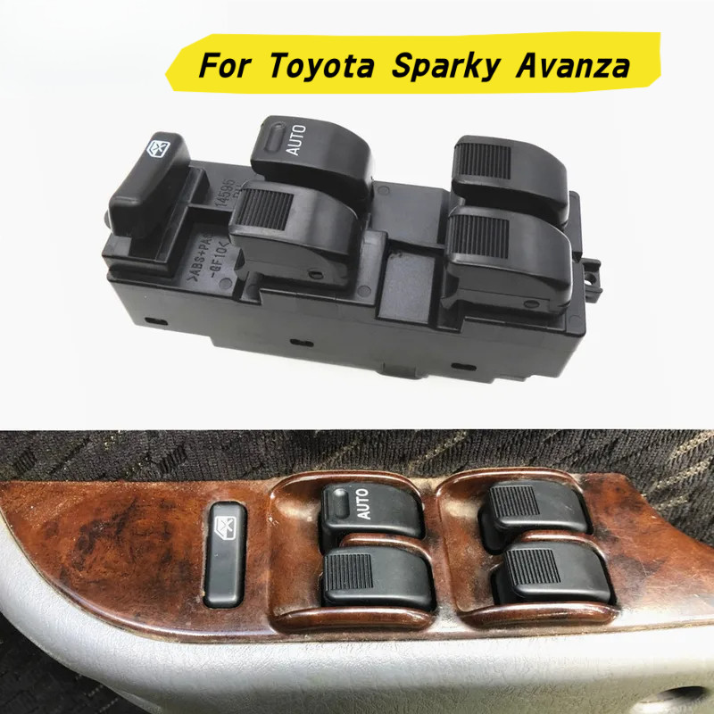 Interruptor Mestre Da Janela De Energia Elétrica Dianteira Direita Para Toyota Avanza Sparky Cami Duet Daihatsu Terios 8