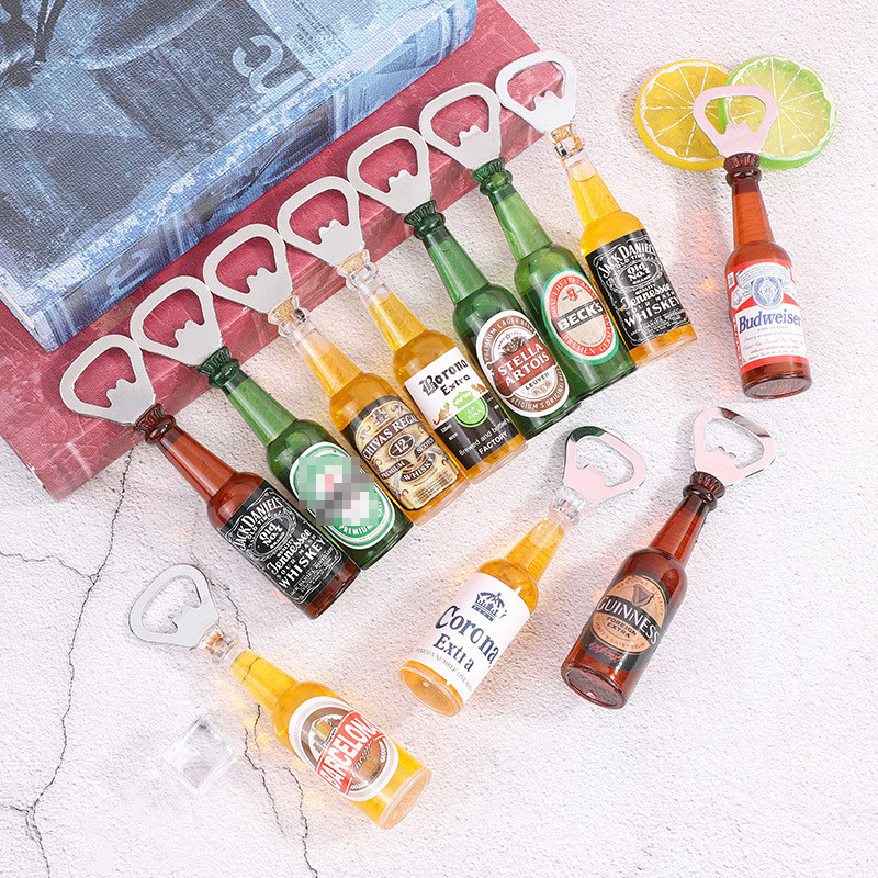 Abridor de garrafa de cerveja criativo casa personalizado na moda geladeira adesivo Mini cerveja Starter 26515KPQ