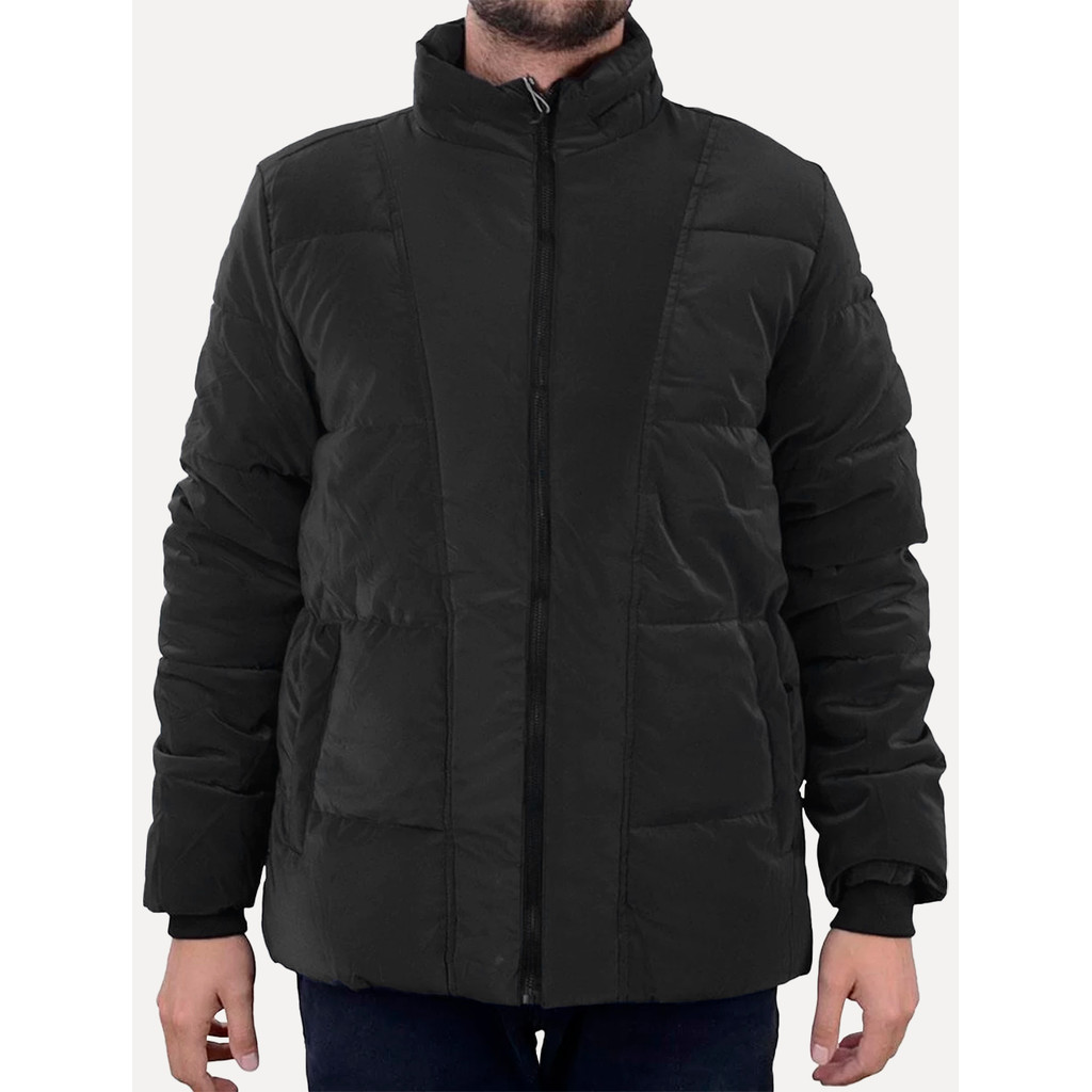 Jaqueta Victory Eagle Masculina Suede Puffer Chumbo Original